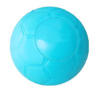 Ballon de football 21,6 cm, bleu clair, design sans pompe, anti-crevaison, durable, pour adultes et jeunes et trajectoire de vol, entraînement et match