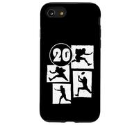 Ballon de Football américain rétro 20 Ans pour garçon et Fille Coque pour iPhone SE (2020) / 7/8