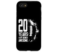 Ballon de Football américain rétro 20 Ans pour garçon et Fille Coque pour iPhone SE (2020) / 7/8