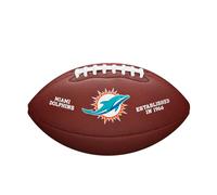 Ballon de football américain Wilson Dolphins NFL Licensed Marron Taille 9