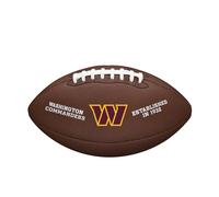 Ballon de football américain Wilson NFL Washington Commanders Licensed Marron Taille 9