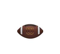 Wilson Ballon de football GST SpeedSkin – revêtement cuir, lacets de précision ACL – Marron Junior