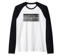 Ballon de Football Angleterre V Allemagne de l'Ouest Coupe du Monde Euro 1972 Manche Raglan