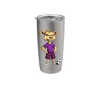Ballon de football berger australien Gobelet isotherme en acier inoxydable double paroi