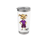 Ballon de football berger australien Gobelet isotherme en acier inoxydable double paroi