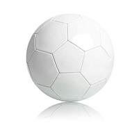 Ballon de football blanc uni sans marque - Taille 5 - Pour signatures, promos, signatures, projets, art et plus encore
