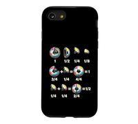Ballon de Football coloré Fractions Apprentissage des mathématiques Coque pour iPhone SE (2020) / 7/8