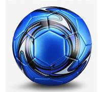 Ballon de football de taille standard 5 imperméable Campus Football résistant à l'usure pour l'entraînement et la compétition (bleu pour 11 personnes)