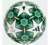 Ballon de football d'entra nement adidas UCL unisexe pour adulte, blanc/vert ombre/vert/slime solaire 5