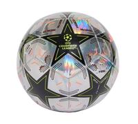 Ballon de football d'entra nement adidas UCL unisexe pour adulte, multicolore/noir/platine m tallis /jaune solaire quipe 5