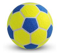 Ballon de football d'intérieur en caoutchouc souple avec housse en feutre Taille 3 17 cm