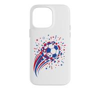Ballon de Football Dynamique avec Fragments brisés étoiles et confettis Coque pour iPhone 14 Pro Max