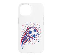 Ballon de Football Dynamique avec Fragments brisés étoiles et confettis Coque pour iPhone 15