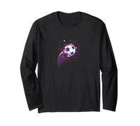 Ballon de Football Dynamique avec Fragments brisés étoiles et confettis Manche Longue