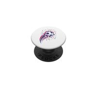 Ballon de Football Dynamique avec Fragments brisés étoiles et confettis PopSockets PopGrip Adhésif