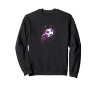 Ballon de Football Dynamique Éclats Étoiles et confettis Sweatshirt