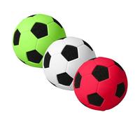 Ballon De Football En Éponge Multicolore En Mousse - 7 X 7 Cm, 3 Pièces, Jouet De Jeu En Éponge Douce | Balles Rebondissantes Pour , Jeu De Sport De Détente, Intérieur Et Extérieur, À La Maison