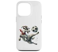 Ballon de Football en Forme de chèvre Coque pour iPhone 13 Pro