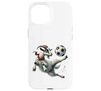 Ballon de Football en Forme de chèvre Coque pour iPhone 15