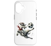 Ballon de Football en Forme de chèvre Coque pour iPhone 16