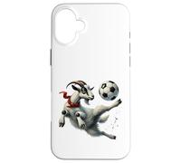 Ballon de Football en Forme de chèvre Coque pour iPhone 16 Plus