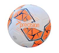 Precision Ballon de football Fusion midi Taille 2 Officiel Blanc – 220 g, doublé EVA 2 mm