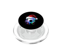 Ballon de Football Festif avec Bonnet de Père Noël et lumières PopSockets PopGrip pour MagSafe