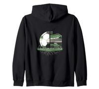 Ballon de Football Fusion Retro Nature Graphic Sweat à Capuche