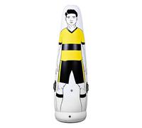Ballon de football gonflable XXL - Mur franc et appareil d'entraînement de gardien de but - Paroi de défense robuste en PVC pour l'entraînement d'agilité - Poupée d'entraînement mobile pour enfants et