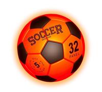 Ballon de football LED lumineux, rechargeable, taille 5, pompe incluse, équipement de sport de nuit, pour , adolescents, adultes, cadeau d'anniversaire, extérieur, jardin, cour, pelouse, marche
