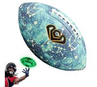 Ballon de football lumineux - Super Grip Junior Football Night Ball Taille 6/9, Double Lacets, Cuir PU imperméable et éclairé pour les amateurs de ballon, Jeux de nuit