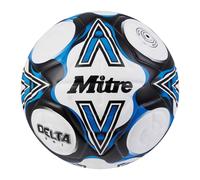 Mitre Ballon de football Delta One – Solidité durable, Précision accrue – Bleu Taille 4 Mixte