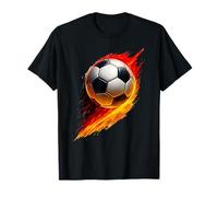 Ballon de Football Multicolore Effet tie Dye Noir Rouge Jaune Football T-Shirt