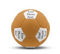 Ballon de Football Personnalisé, Personnalisable avec photo, texte, nom ou logo, grande résistance, Cadeau Parfait pour Fils Fille Copain Père Entraîneur, Supporters de Foot, Anniversaire Diplôme