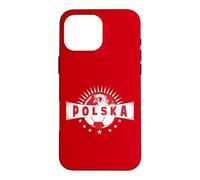 Ballon de Football Pologne Globe Stars World Cup Coque pour iPhone 16 Pro Max