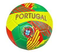 Ballon de football Portugal 7 - Ballon de football pour jeunes et adultes - Idéal pour l'entraînement, l'entraînement et l'herbe - Beau souvenir pour les fans de football et de CR7 du Portugal (vert)