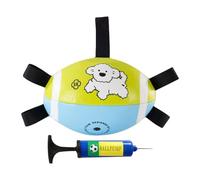 Ballon De Football Pour Chien,Balle En Cuir PU À Mâchonner - Jouet Pour Chien En Cuir PU Avec Lanières En Forme De Balle,pour Jeu, Chiens de Petite, Moyenne et Grande Taille, Chiot, Exercice, Jardin,