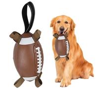 Ballon de football pour chien de 7, 8 pouces, balle indestructible, jouet interactif résistant aux morsures, pour récupérer des balles en latex non toxiques pour les mâcheurs agressifs, jeu en plein a