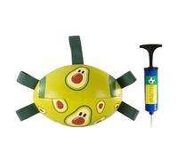 Ballon de football pour chien | Interactif - Balle à mâcher avec sangles pour chiens de petite, moyenne et grande race, exercices de santé, course à pied, parc, jeux en plein air | Jouet durable pour
