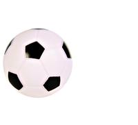 Ballon de football pour chiens ø 6 cm gris/noir
