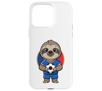 Ballon de Football pour Fan de France Football Paresseux Animal Sport Coque pour iPhone 15 Pro Max