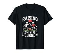 Ballon de Football pour Jeunes légendes en élevant Un Petit Drapeau T-Shirt