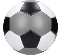 Ballon de football premium - taille 5, blanc-noir-gris, 3 couches avec valve butyle et vessie en latex, matériau PVC, poids 330-360 g, épaisseur 2,0 mm - Idéal pour les fans de footballmulticolore
