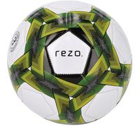 Generique Ballon de football Rezo PVC Taille 4 Résistant Jaune bicolore