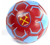ballon de football souple officiel West Ham FC BS743 (Mini) (Claret/Bleu)