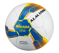 Ballon de futsal Mikasa FS451B-BLY Blanc Taille 4 Unisex