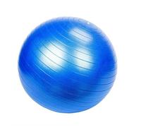 Ballon de Gym, d'Exercices Fitness, Grossesse, Pilates, Yoga, Ballon d'Equilibre D. 65 cm en PVC Anti-Eclatement (Bleu) - D-Work