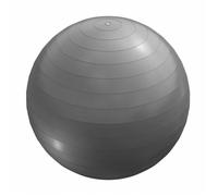 GORILLA SPORTS - Swiss ball - Ballon de gym 55cm Gris - Fitness - Adulte