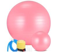 Ballon de gymnastique et ballon de Pilates de 23 cm, ballon de gymnastique anti-éclatement, ballon de siège antidérapant, ballon d'équilibre, ballon de yoga pour la maison, la salle de sport et le