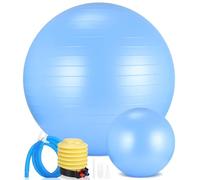 Ballon de gymnastique et ballon de Pilates de 23 cm, ballon de gymnastique anti-éclatement, ballon de siège antidérapant, ballon d'équilibre, ballon de yoga pour la maison, la salle de sport et le